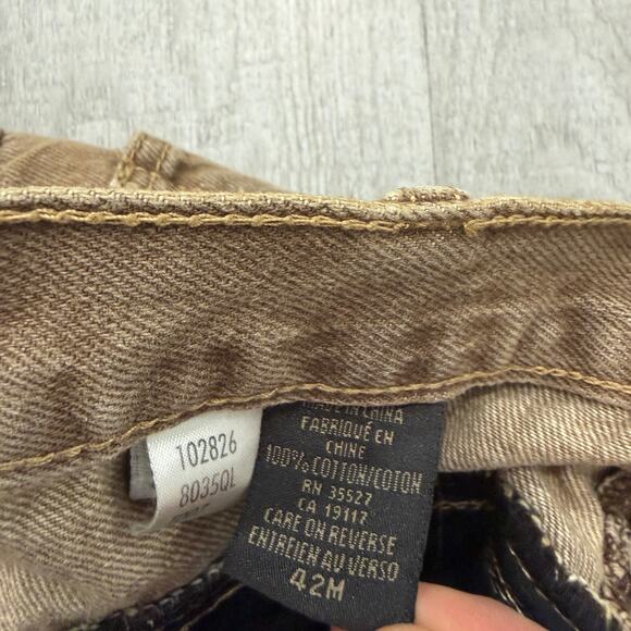 Vintage Marithe Francois Girbaud Jeans Men's 42M (Fits 42x29) Brown Baggy 90s - Picture 7 of 13